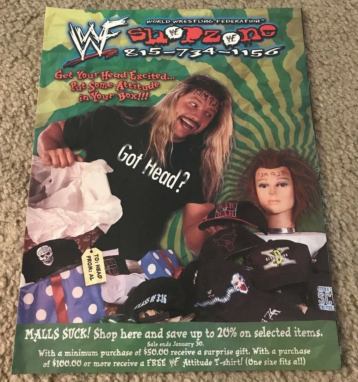 WWF Catalog 1998 Magazine PWcatalog