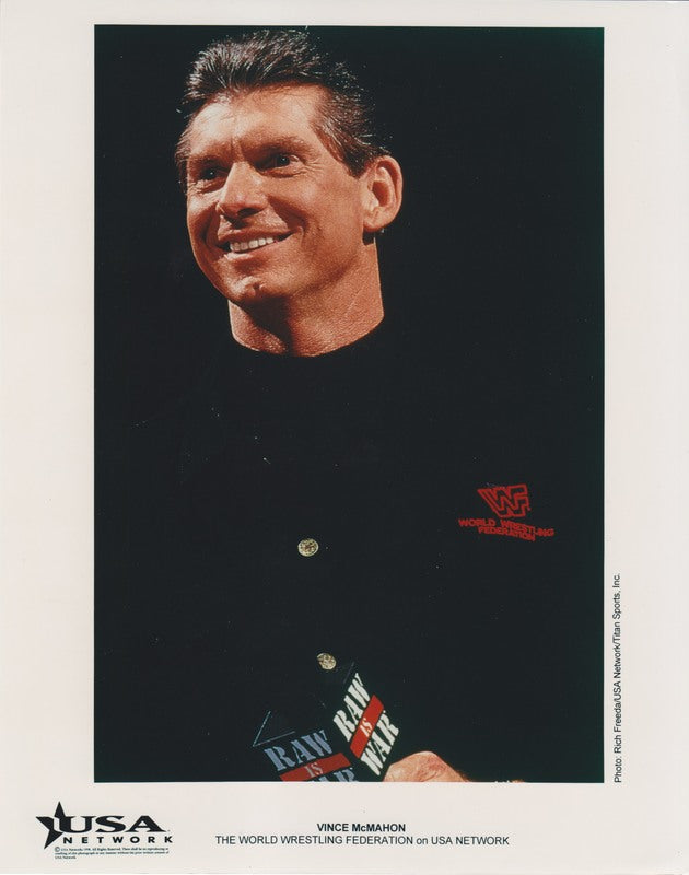 1998 Vince McMahon USA Network promo color PWcatalog