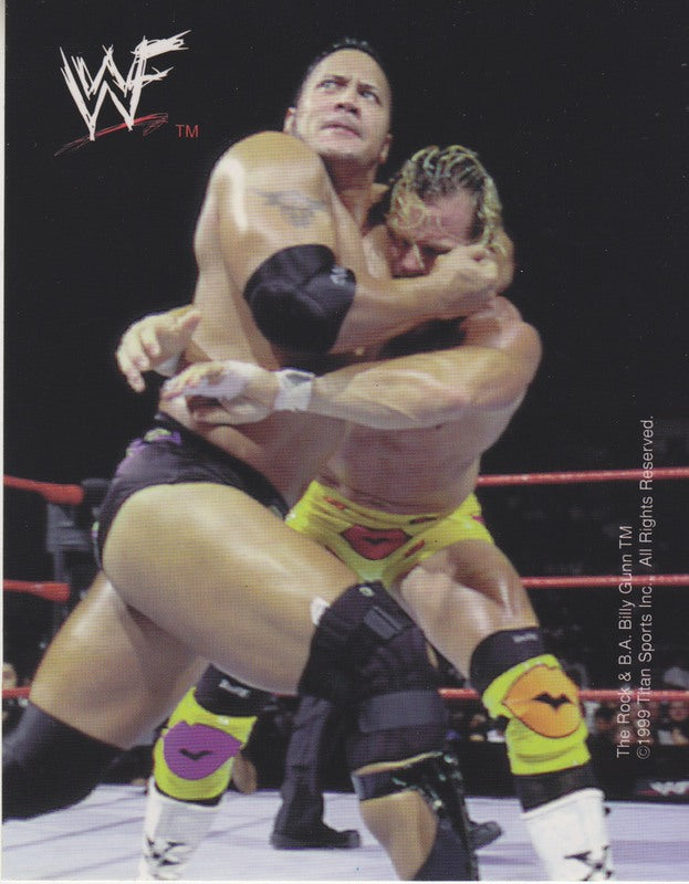 1999 Artbox WWF Super-Size sticker set (12) approx 2017 value:$20 PW Catalog