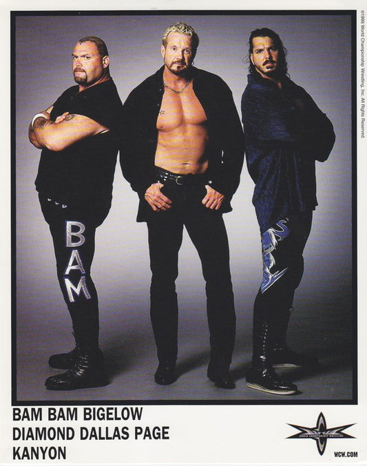 WCW Kanyon, Diamond Dallas Page, & Bam Bam Bigelow PW Catalog