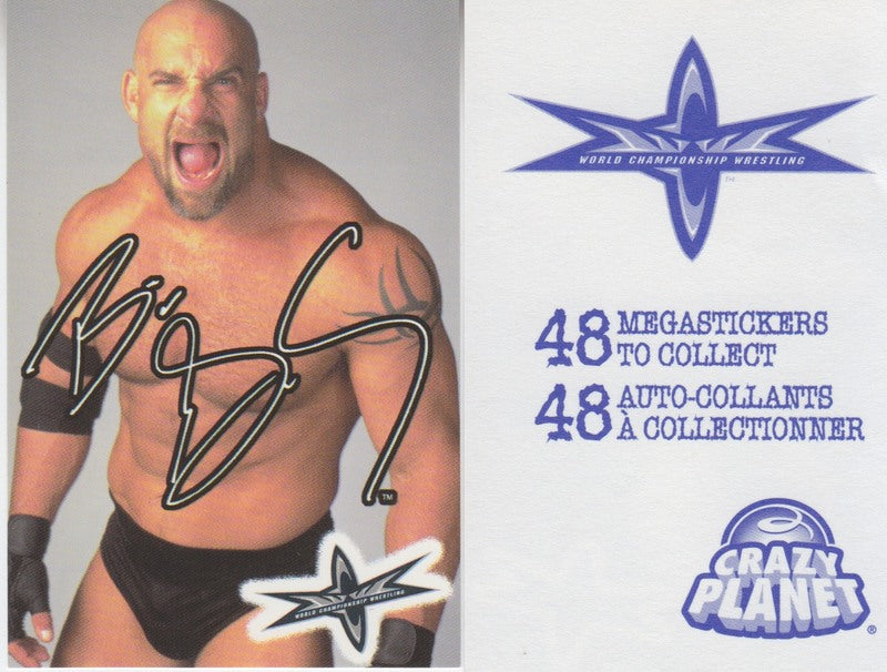 1999 Crazy Planet WCW Mega-Stickers Set (48) Nm approx 2017 value:$10 PW Catalog