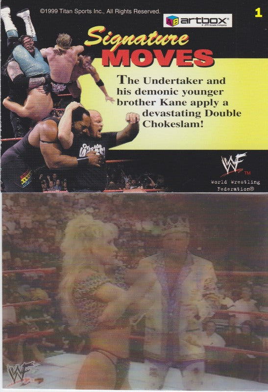 1999 Artbox WWF Lenticular Cards Set (40+4 At,1 Rare Sable, 8 Tatooz) Nm approx 2017 value:$50 PW Catalog