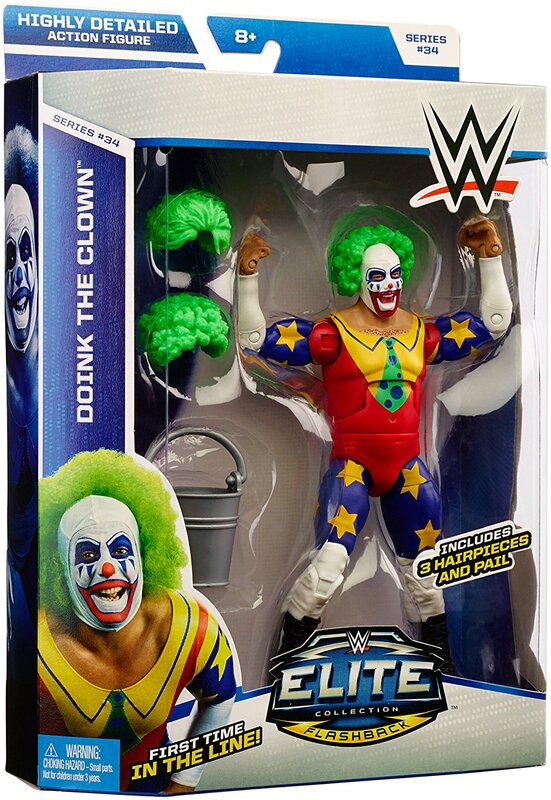 WWE Mattel Elite Collection Series 34 Doink the Clown Action & Toy Figures PWcatalog