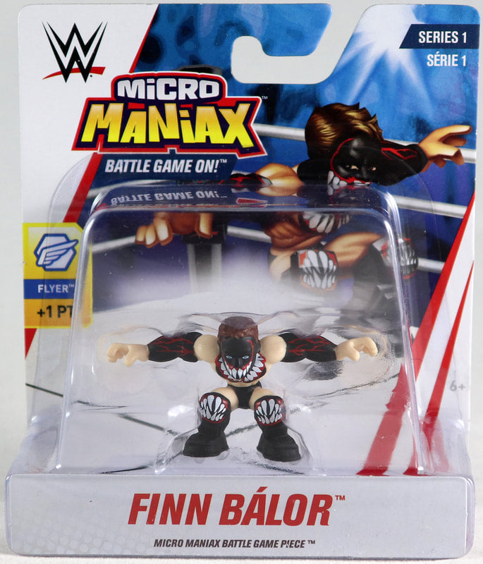 WWE Wicked Cool Toys Micro Maniax 1 Finn Balor Micro Maniax Battle Game Piece Action & Toy Figures PWcatalog