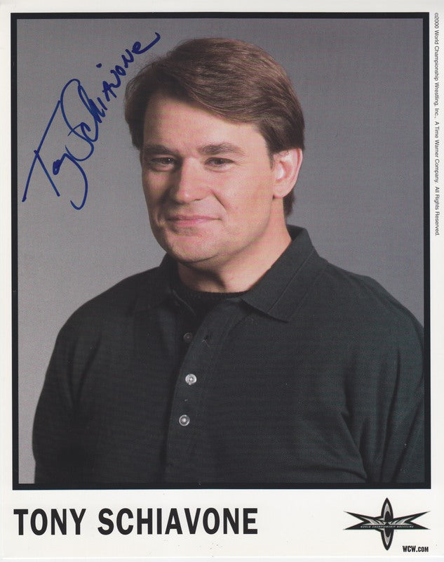 WCW Tony Schiavone (signed) PW Catalog