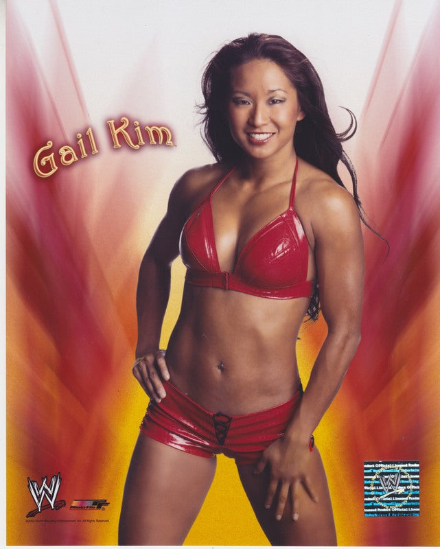 2003 Gail Kim licensed photofile color PW Catalog