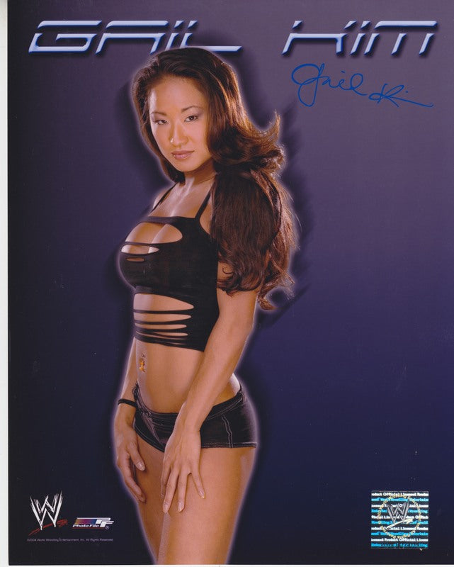 2004 Gail Kim licensed photofile color PW Catalog