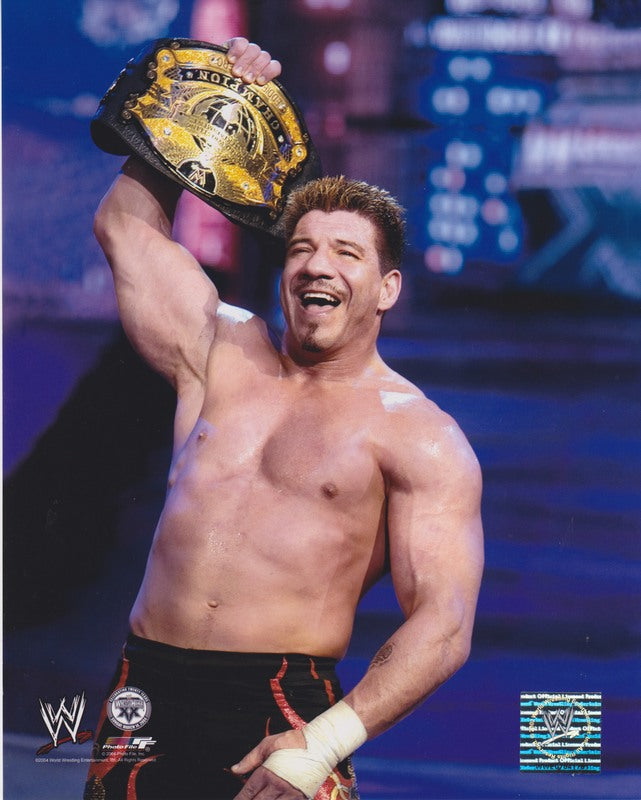 2004 WWF CHAMPION Eddie Guerrero licensed photofile color PW Catalog