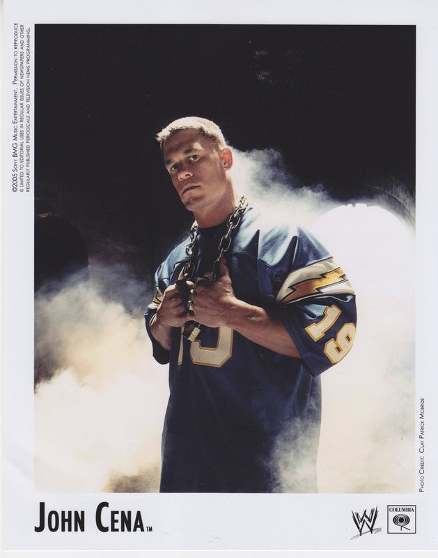 2005 John Cena Sony Records color PW Catalog