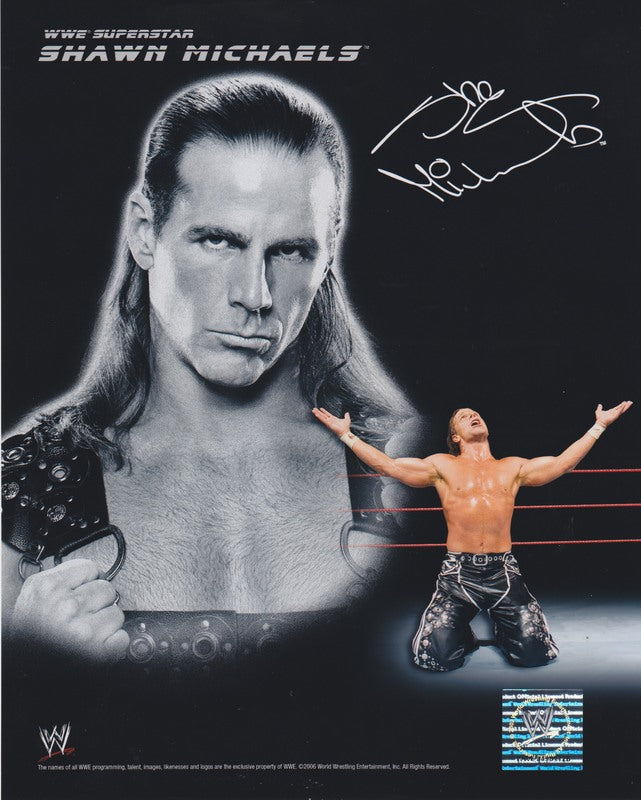 2006 Shawn Michaels licensed photofile color PW Catalog