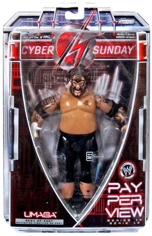 WWE Jakks Pacific Ruthless Aggression Best of 2007 Umaga Action & Toy Figures PWcatalog