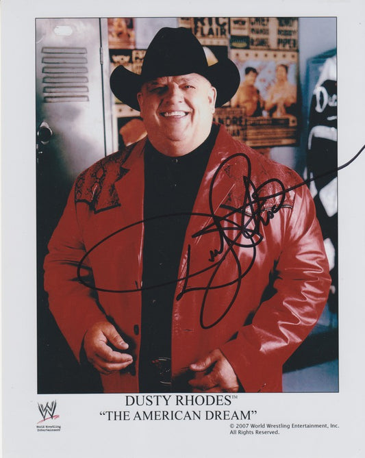2007 Dusty Rhodes "The American Dream" (signed) color PWcatalog