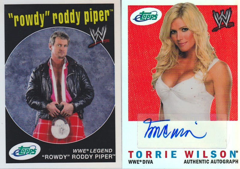 2007 Topps WWE eTOPPS Trading Cards Set (6+Torrie Wilson Autograph) Nm approx 2017 value:$375 PW Catalog