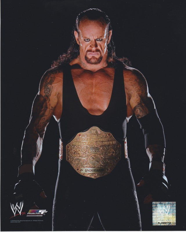 2008 WORLD CHAMPION Undertaker licensed photofile color PW Catalog