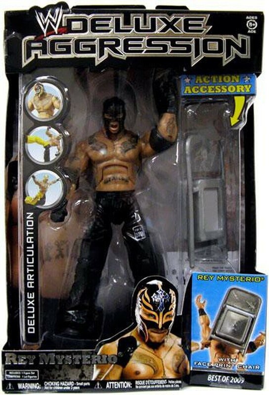 WWE Jakks Pacific Deluxe Aggression Best of 2009 Rey Mysterio Action & Toy Figures PWcatalog