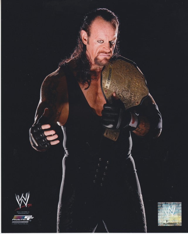 2009 WORLD CHAMPION Undertaker licensed photofile color PW Catalog