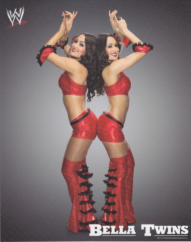 2010 Bella Twins WWE Promo Photo PW Catalog