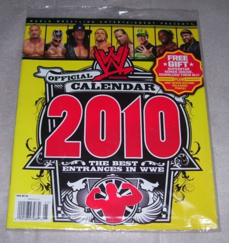 2010 Official WWE Magazine Calendar Pwcatalog