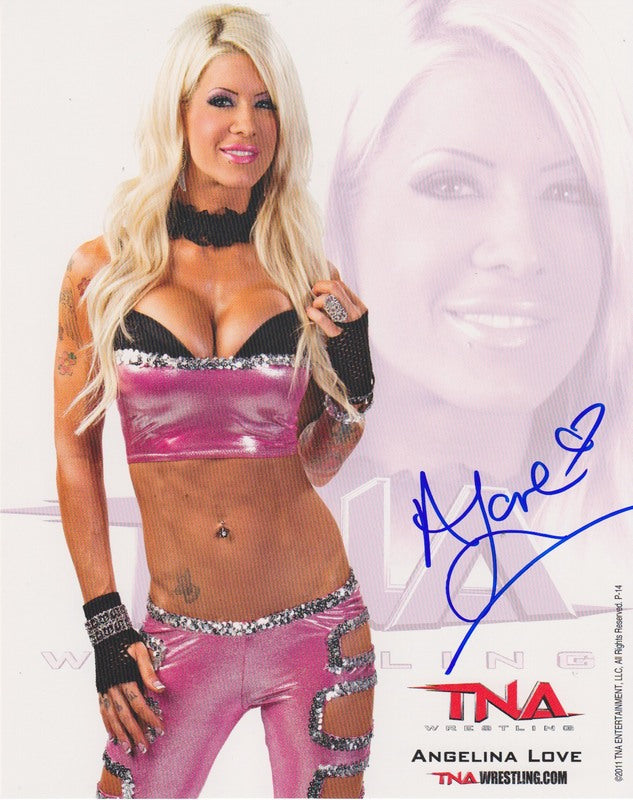 2011 TNA Angelina Love P-14 (signed) PW Catalog