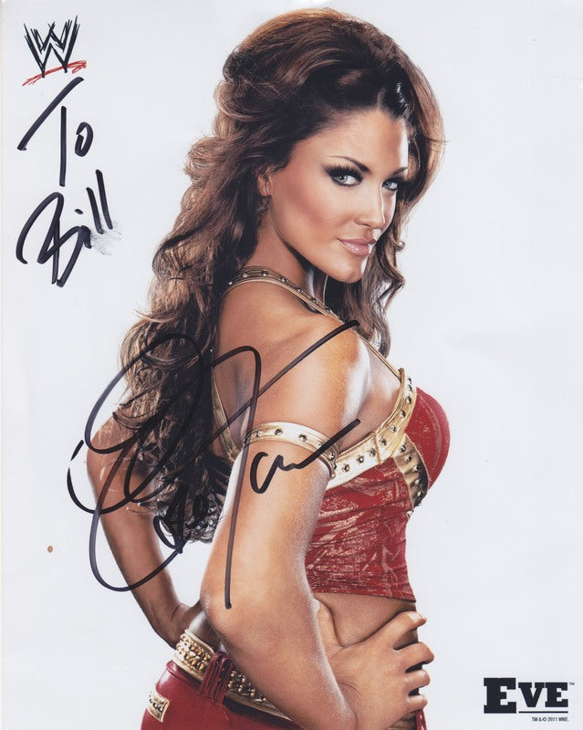 2011 Eve (signed) WWE Promo Photo PW Catalog