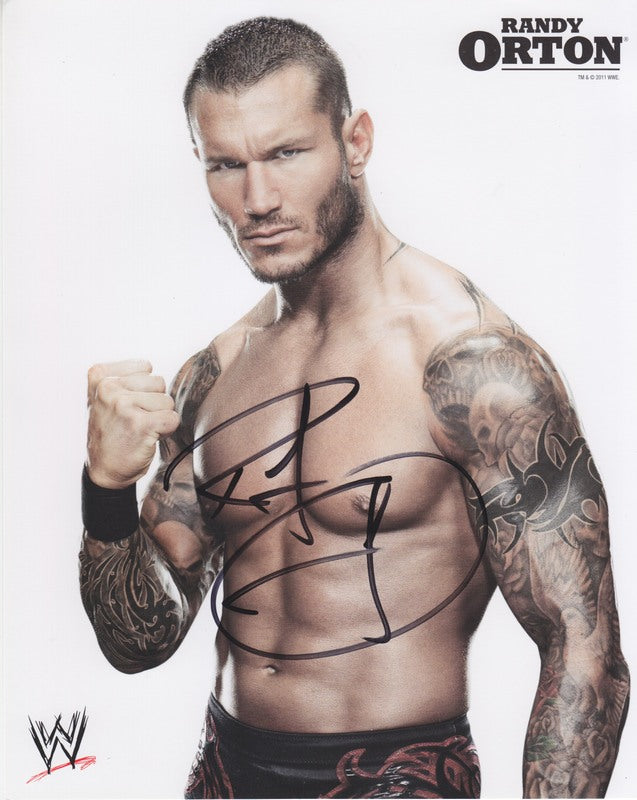 2011 Randy Orton (signed) WWE Promo Photo PW Catalog