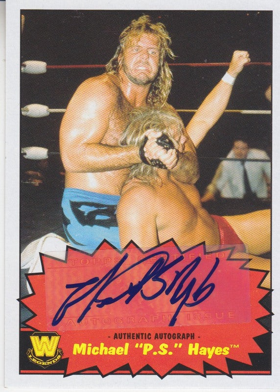 2012 WWE Topps Heritage Michael Hayes Autograph 2017 approx value:$20 PW Catalog
