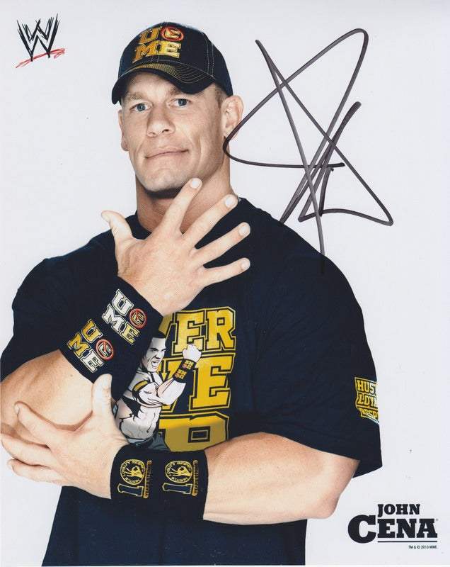 2013 John Cena (signed) WWE Promo Photo PW Catalog