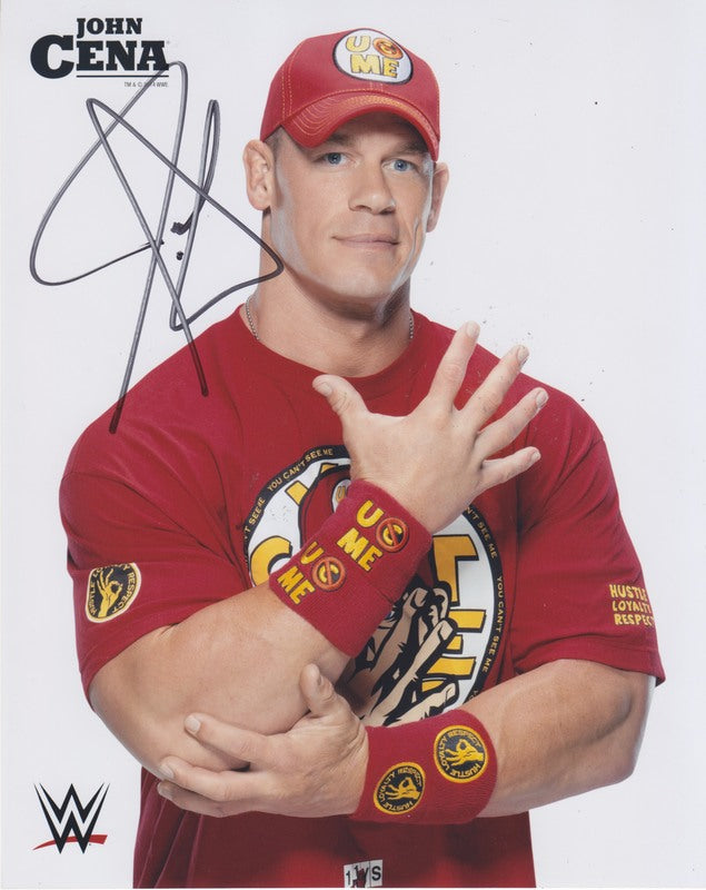2014 John Cena (signed) WWE Promo Photo PW Catalog