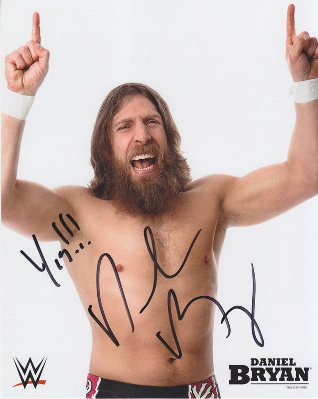 2014 Daniel Bryan (signed) WWE Promo Photo PW Catalog