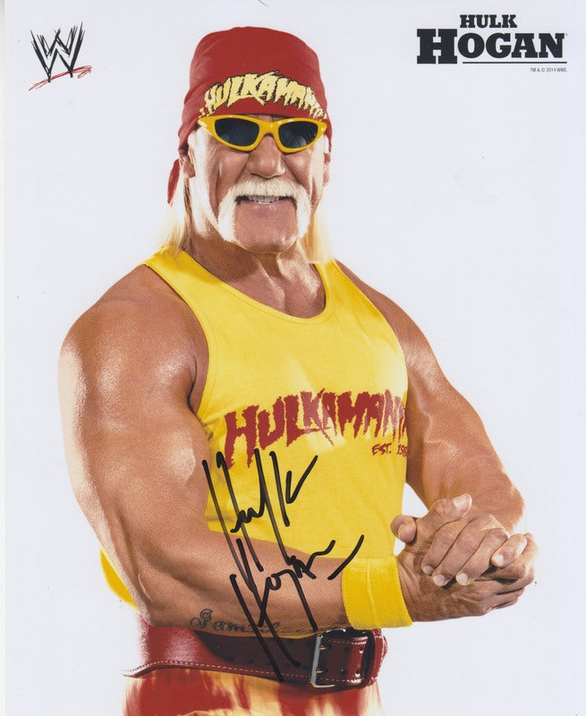 2014 Hulk Hogan (signed) WWE Promo Photo PW Catalog