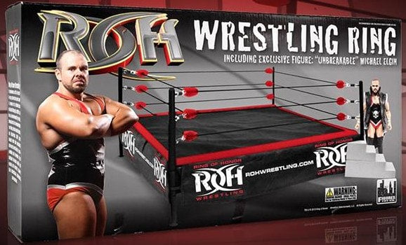 ROH FTC Wrestling Rings & Playsets: Wrestling Ring, Including Exclusive Figure: "Unbreakable" Michael Elgin Action & Toy Figures PWcatalog