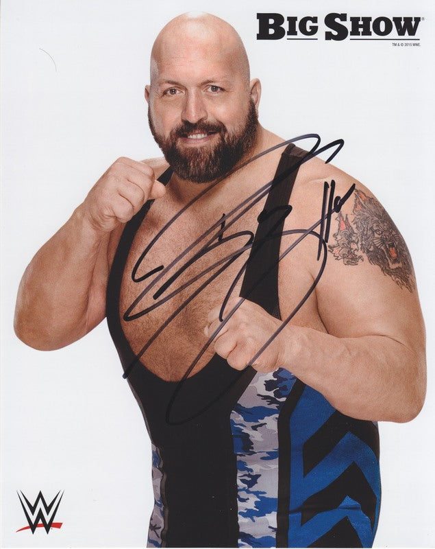 2015 Big Show (signed) WWE Promo Photo PW Catalog