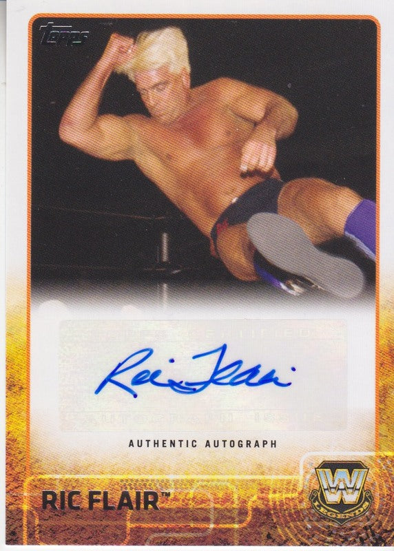 2015 Topps WWE Ric Flair Autograph 2017 approx value:$50 PW Catalog