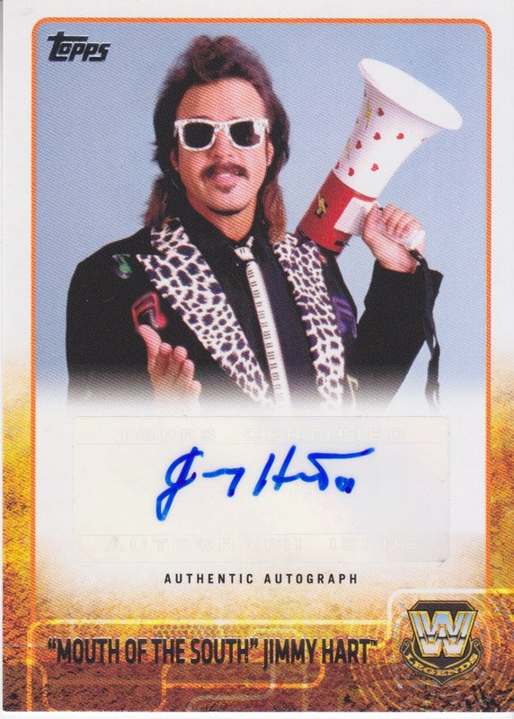 2015 Topps WWE Jimmy Hart Autograph 2017 approx value:$15 PW Catalog