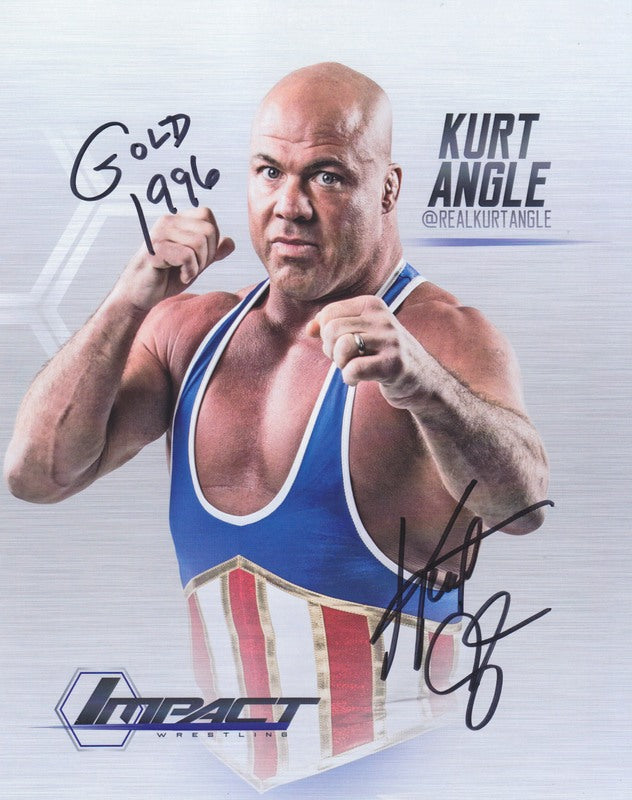 2016 IMPACT Kurt Angle (signed) PW Catalog