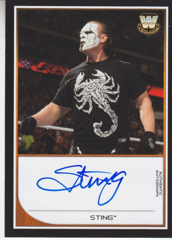 2016 WWE Topps Road to Wrestlemania Sting Autograph 2017 approx value:$50 PW Catalog