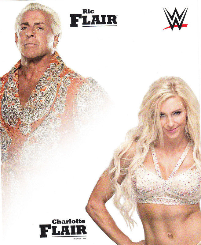 2017 Charlotte & Ric Flair WWE Promo Photo PW Catalog