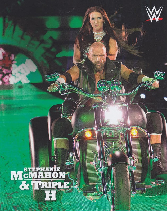 2017 Stephanie McMahon & Triple H WWE Promo Photo PW Catalog
