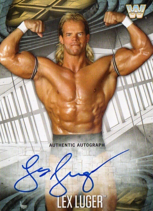 2017 WWE Topps Road to Wrestlemania Lex Luger Autograph 2017 approx value:$20 PW Catalog