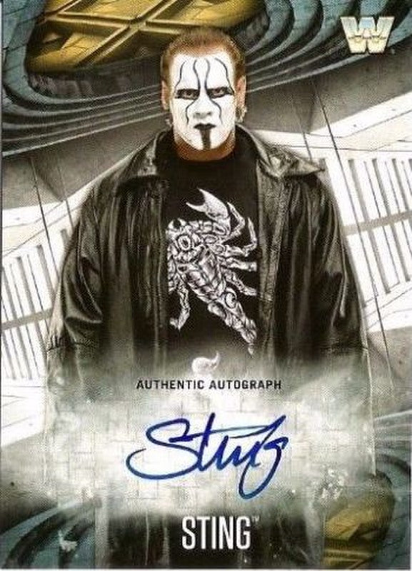 2017 WWE Topps Road to Wrestlemania Sting Autograph 2017 approx value:$25 PW Catalog