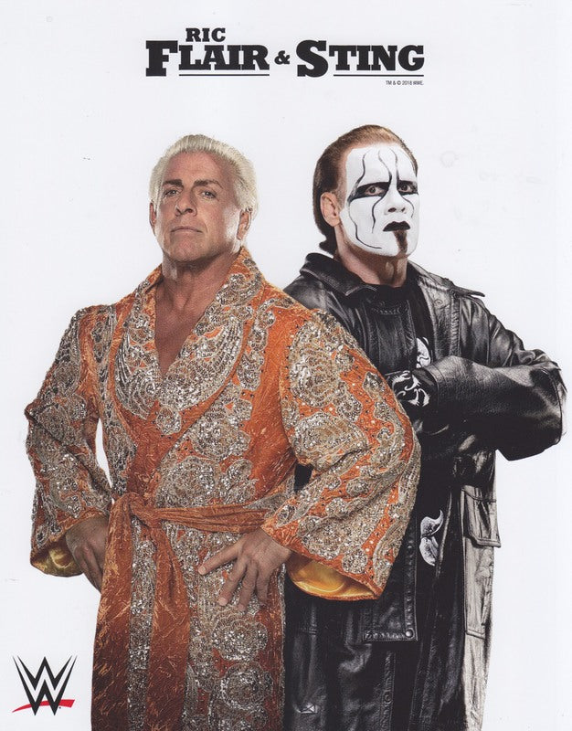 2018 Ric Flair and Sting WWE Promo Photo PW Catalog