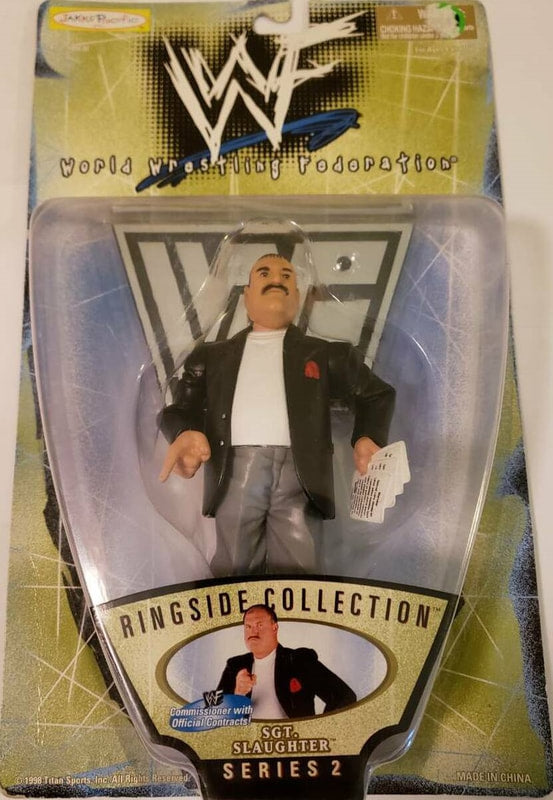 1998 WWF Jakks Pacific Ringside Collection Series 2 Sgt. Slaughter Action & Toy Figures PWcatalog