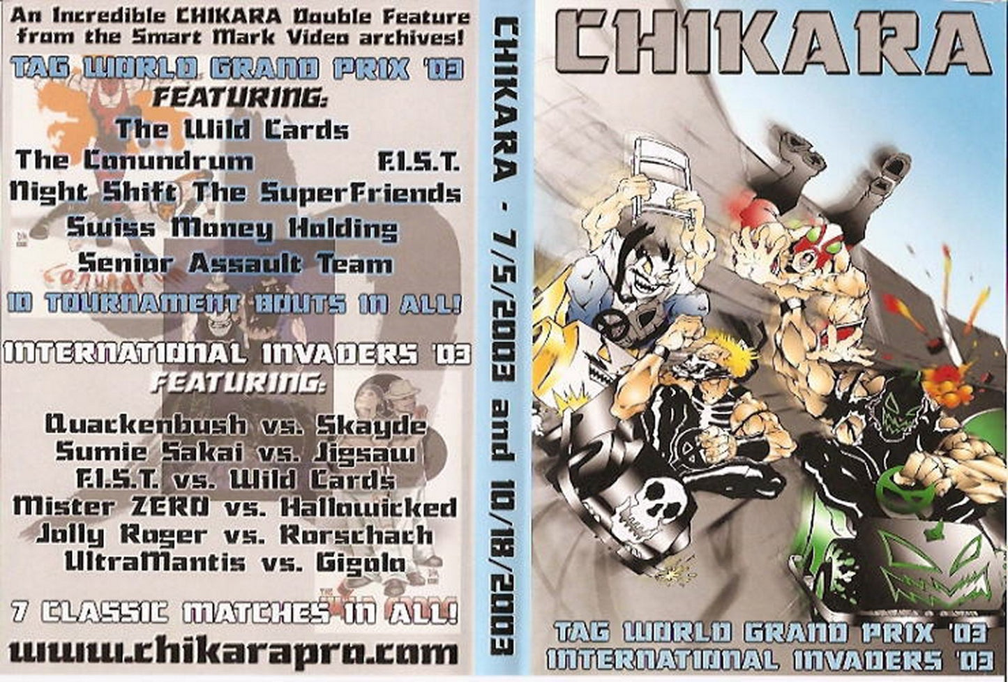 tag world grand prix 2003 international invaders 2003 DVDs & Videos Pwcatalog