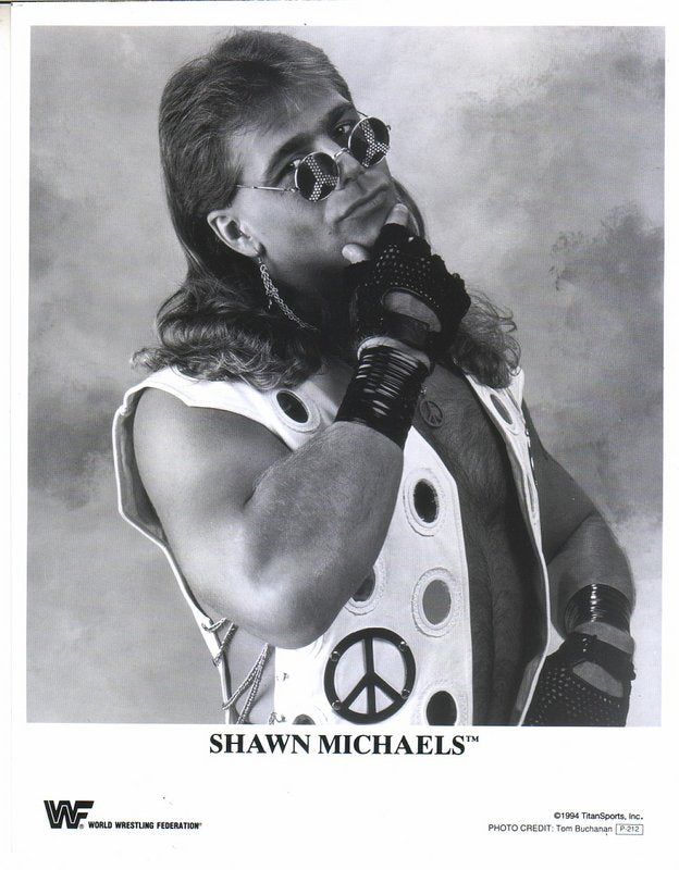 1994 Shawn Michaels P212c b/w PW Catalog
