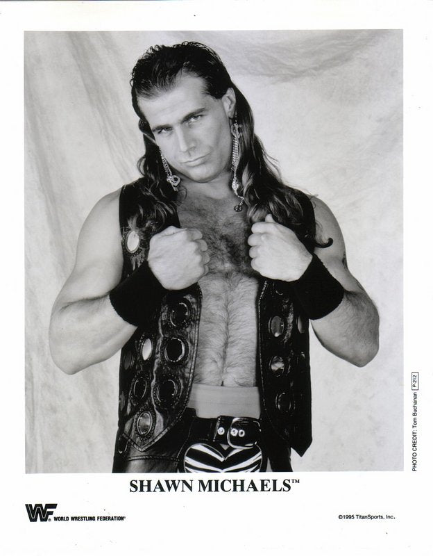 1995 Shawn Michaels P212d b/w PW Catalog