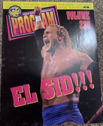 WWF Wrestling Program Volume 238 Magazine PWcatalog