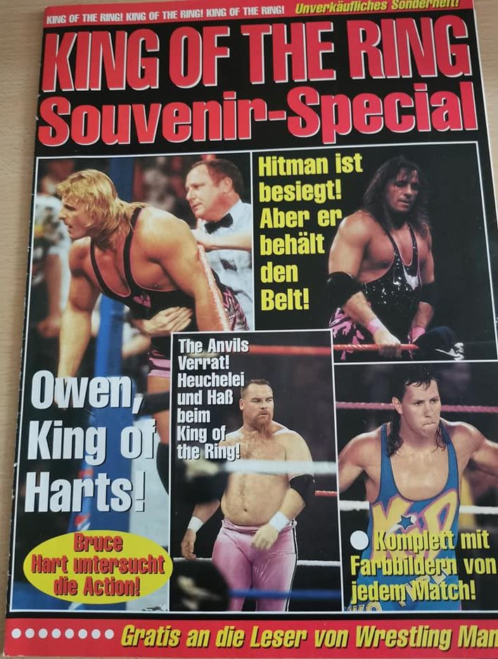 Wrestling Mania! King of the Ring Souvenir-Special from Germany Magazine PWcatalog