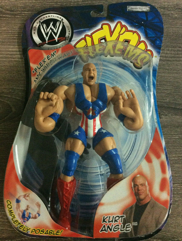 WWE Jakks Pacific Flex 'Ems 8 Kurt Angle Action & Toy Figures PWcatalog