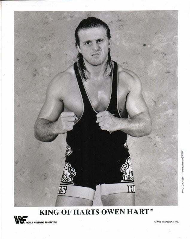 1995 King Of Hearts Owen Hart P264 b/w PW Catalog