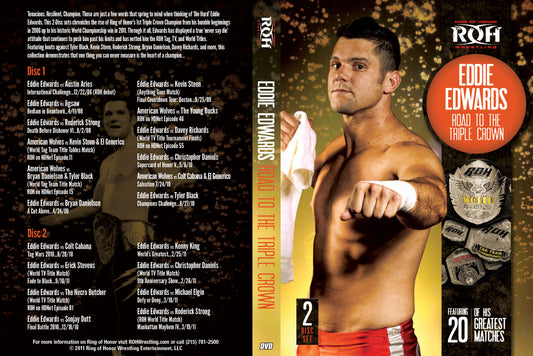 eddie edwards road to the triple crown DVDs & Videos Pwcatalog